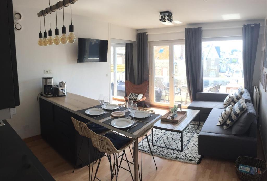 Appartement Les Pieds Dans L'Eau - Residence Sur La Plage 생말로 외부 사진